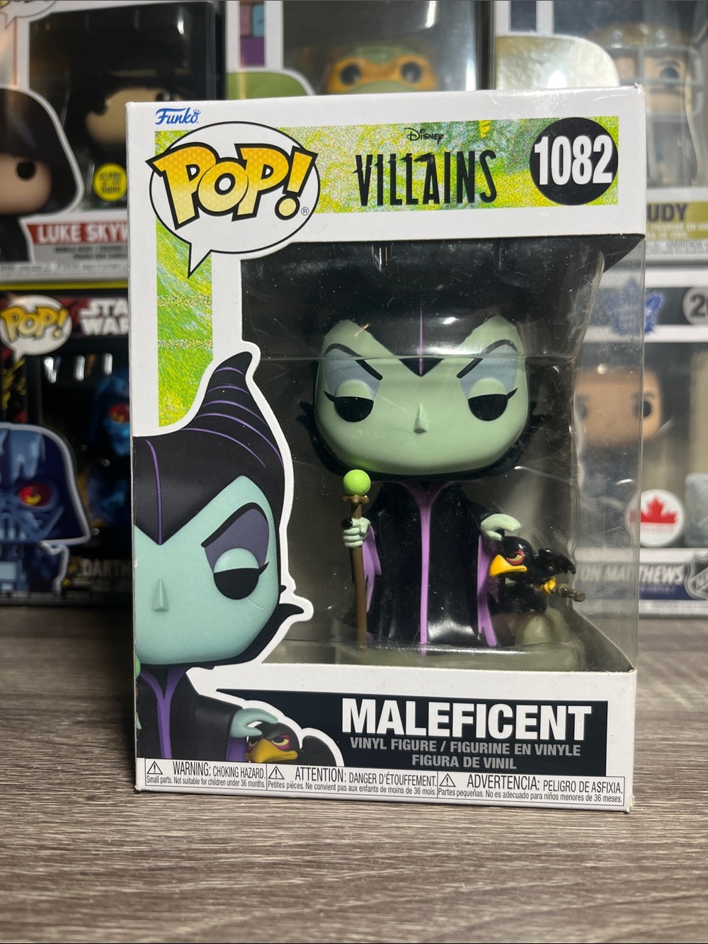 Funko Pop! Maleficent Villains Vinyl Figure — Black, Purple, Green
